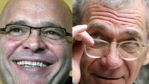 Anthony Minghella (L) i Sydney Pollack (P)