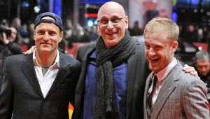 Woody Harrelson, Oren Moverman i Ben Foster przed pokazem filmu "The Messenger" w Berlinie