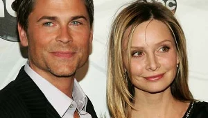 Rob "Harry Belafonte" Lowe i Calista Flockhart - fot. Evan Agostini