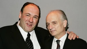David Chase z odtwórcą głównej roli w serialu "Rodzina Soprano", Jamesem Gandolfini