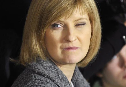 Maria Pyrka (Iza Kuna) przed wyjazdem do Londynu Maria Pyrka (Iza Kuna) przed wyjazdem do Londynu