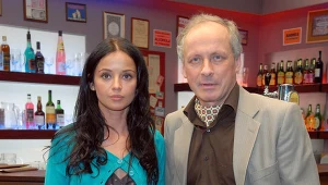 Przybylska po raz kolejny spotkała się na planie z Pawłem Wawrzeckim fot.M.Ulatowski