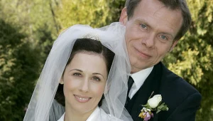 Monika Zybert (Jolanta Fraszyńska) i doktor Krzysztof Jędras (Andrzej Bienias)