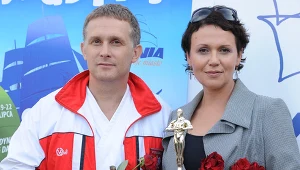 Robert Moskwa i Małgorzata Pieńkowska, czyli serialowi Artur i Maria / fot. Andras Szilagyi