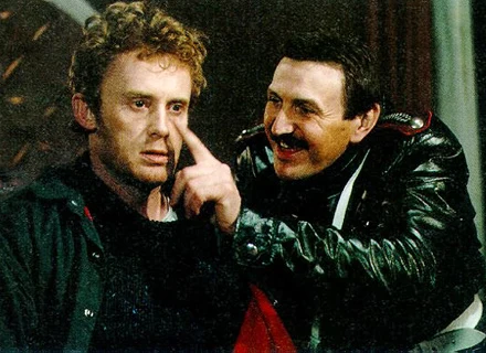 Daniel Olbrychski i Krzysztof Majchrzak w filmie "Ga, Ga. Chwała bohaterom" (1985) Daniel Olbrychski i Krzysztof Majchrzak w filmie "Ga, Ga. Chwała bohaterom" (1985)