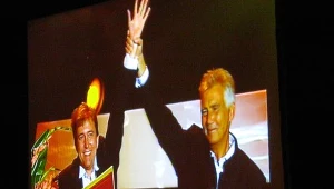 Borys Lankosz z przewodniczącym jury - Krzysztofem Krauze