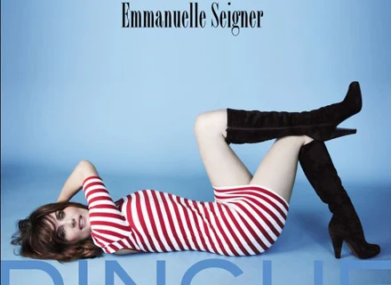 Emmanuelle Seigner na okładce płyty "Dingue" Emmanuelle Seigner na okładce płyty "Dingue"