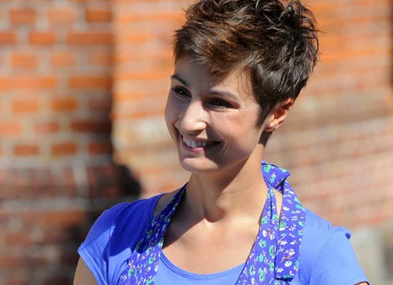 Joanna Brodzik na planie "Domu nad rozlewiskiem? Joanna Brodzik na planie "Domu nad rozlewiskiem?