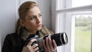 Agnieszka Frykowska na planie "Pierwszej miłości"