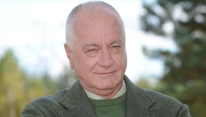 Jerzy Schejbal na planie "Domu nad rozlewiskiem" / fot. Andras Szilagyi