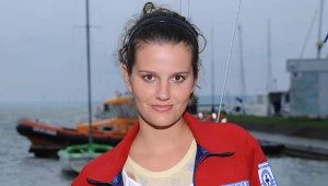 Zofia Zborowska na planie "Przystani" / fot. Michał Nicol