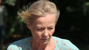 Anna Nehrebecka na planie "Londyńczyków" / fot. Tomasz Kaniewski