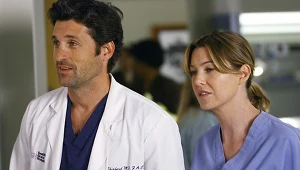 Patrick Dempsey (Derek) i Ellen Pompeo (Meredith) w serialu "Chirurdzy"