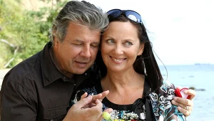 Emilian Kamiński i Hanna Mikuć na planie "M jak miłość"