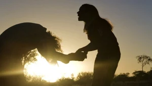 Kadr z filmu "Samson i Dalila"