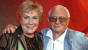 Teresa Lipowska i Witold Pyrkosz, czyli serialowi Barbara i Lucjan / fot. Kurnikowski