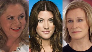 Kathleen Turner (Sue Collini), Jennifer Carpenter (Debra Morgan) i Glenn Close (Patty Hewes)