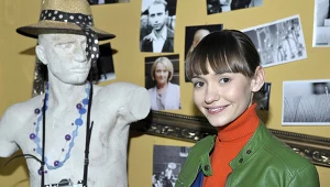 Joanna Osyda na planie "Majki", fot. Dariusz Gałązka