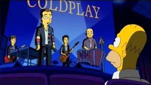 Coldplay w "Simpsonach"