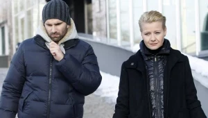 Marcin Bosak i Małgorzata Kożuchowska na planie "Nowej"