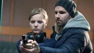 marcin Bosak i Joanna Schneider na planie "Nowej, fot. Mikołaj Tym/Aktiv Media