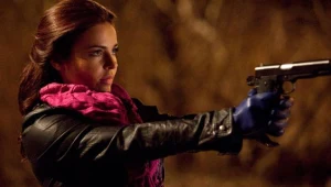 Edyta Herbuś na planie serialu "Nowa"