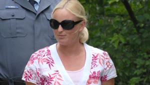 Kinga Preis na planie serialu "Ojciec Mateusz" / fot. Marek Ulatowski