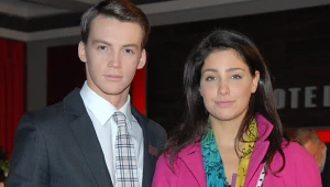 Krzysztof Kwiatkowski i Laura Samojłowicz na planie "Hotelu 52" / fot. Marek Ulatowski