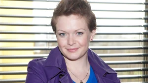 Daria Widawska na planie "Apetytu na życie" / fot. Jarosław Antoniak