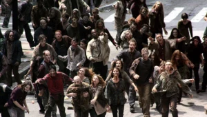 Scena z serialu "The Walking Dead"