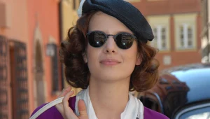 Karolina Gruszka na planie serialu "Czas honoru" / fot. Marek Ulatowski