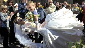 Joanna Osyda i Tomasz Ciachorowski: Po raz pierwszy na ślubnym kobiercu