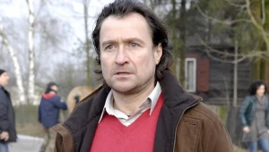 Jacek Kawalec na planie serialu "Ranczo" / fot. Gałązka