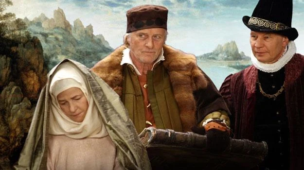 Charlotte Rampling, Rutger Hauer i Michael York w filmie "Młyn i krzyż" Charlotte Rampling, Rutger Hauer i Michael York w filmie "Młyn i krzyż"