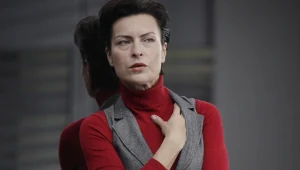 Danuta Stenka w scenie z serialu "Instynkt"