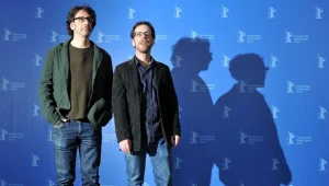 Bracia Coen przed konferencja prasową w Berlinie - fot. Sean Gallup