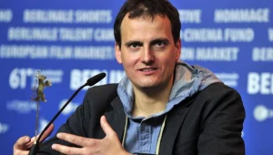 Wojciech Staroń na konferencji prasowej podczas Berlinale