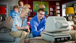 Scena z serialu "rodzinka.pl"