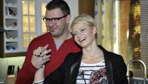 Tomasz Karolak i Małgorzata Kożuchowska na planie seriali - ich współpraca układa się doskonale