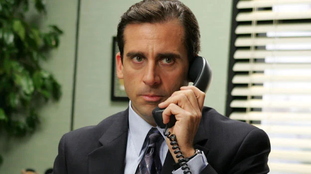 Steve Carell w The Office jako Michael Scott Steve Carell w roli, która przyniosła mu sławę