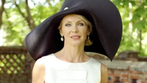 Beata Ścibakówna na planie serialu "Linia życia"