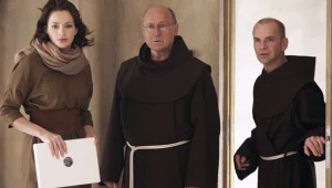 Anna Dereszowska, Piotr Fronczewski, Sławomir Pacek w serialu "Siła wyższa" / fot. Podsiebierska