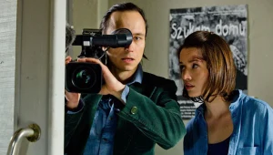 Rafał Maćkowiak i Katarzyna Maciąg w scenie z serialu "Głęboka woda"