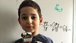 7-letni Kamil z Lublina i jego robot