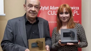 Reżyser Antoni Krauze i odtwórczyni głównej roli Marta Honzatko z wyróżnieniami