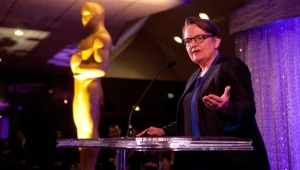 Agnieszka Holland w Los Angeles, w przeddzień oscarowej ceremonii