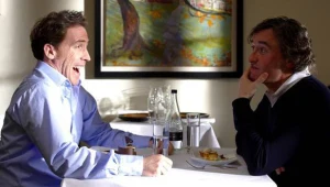 Rob Brydon próbuje rozśmieszyć Steve'a Coogana