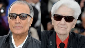 Czy Abbas Kiarostami (L) i Alain Resnais (P) będą się liczyć w walce o Złotą Palmę?