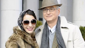 Mariusz Pujszo (Blond)  i Anna Dereszowska (dziewczyna Blonda?)