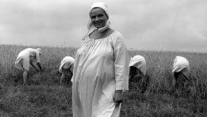 Anna Seniuk zagrała w "Konopielce" Handzię - żonę Kaziuka (Krzysztof Majchrzak).